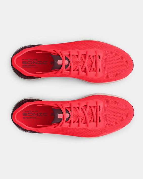 Women's UA HOVR™ Sonic 6 Running Shoes, Red, pdpMainDesktop image number 2